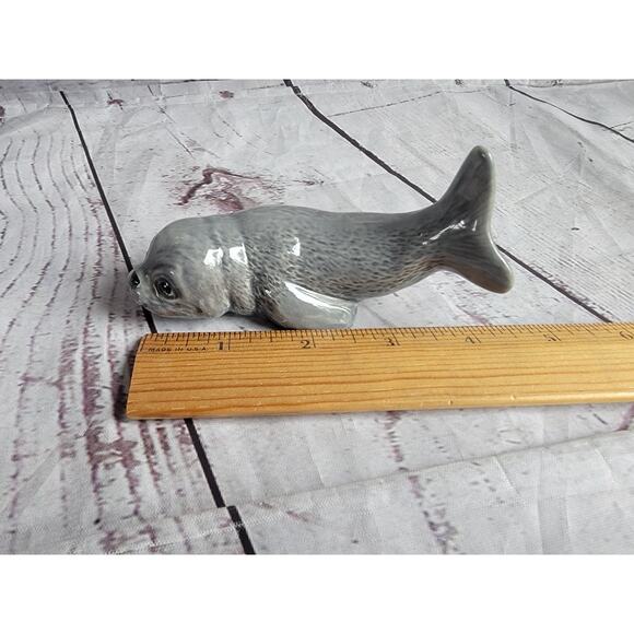 Vintage Seal Figurine Paperweight Glossy Finish - Picture 5 of 5